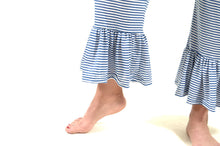 Girls Striped Handmade Ruffled Pants Inspired By Matilda Jane