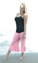 Women's Stripes Ruffle Capri Inspired by Matilda Jane