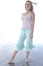 Women's Stripes Ruffle Capri Inspired by Matilda Jane