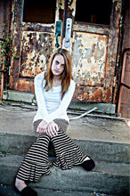 Women's Handmade Striped ruffled inspired by Matilda Jane