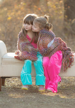 Childrens Handmade Velvet Ruffle Pants