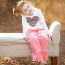 Childrens Handmade Velvet Ruffle Pants